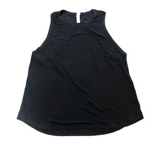Lululemon Black Sheer Athletic Tank Top Womens Size 8